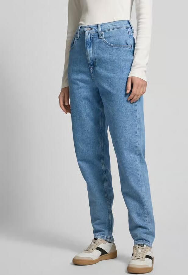 TOMMY JEANS Tapered jeans High waist Mom-Jeans Tapered Met Tommy Hilfiger logo-vlag op de achterzak - Foto 6