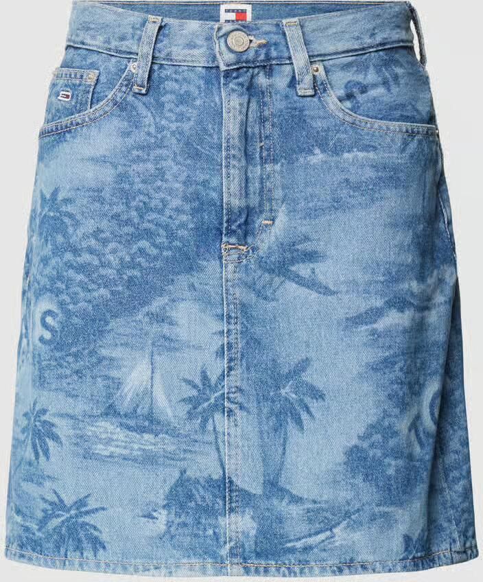 Tommy Jeans Mom fit jeansrok in een all-over look - Foto 2