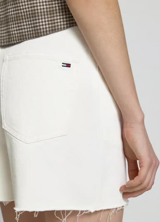 Tommy Jeans mom-fit korte jeans van katoenmix