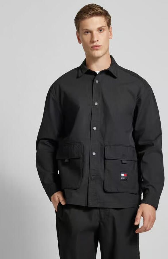 Tommy Jeans Overhemdjack met labelpatch model 'TECHNICAL' - Foto 2