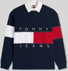 TOMMY JEANS Dames Truien & Vesten Tjw Ovs Flag Rugby Ext Donkerblauw - Foto 7