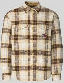 Tommy Jeans oversized fit hemdjack met all-over motief