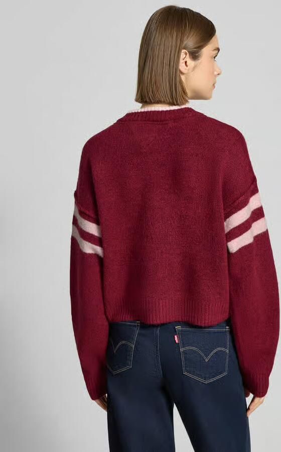 Tommy Jeans Oversized gebreide pullover met wol - Foto 3