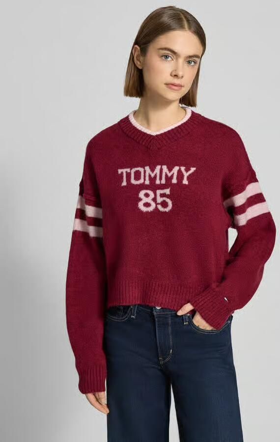 Tommy Jeans Oversized gebreide pullover met wol - Foto 2
