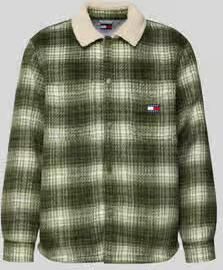 Tommy Jeans Oversized overhemdjack met all-over motief