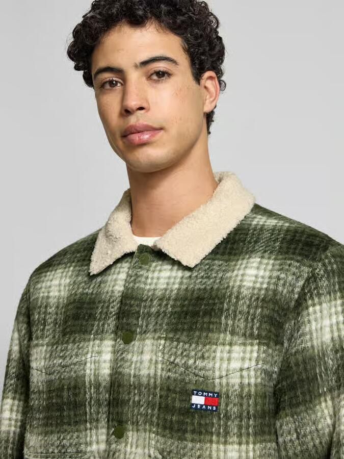 Tommy Jeans Oversized overhemdjack met all-over motief - Foto 2