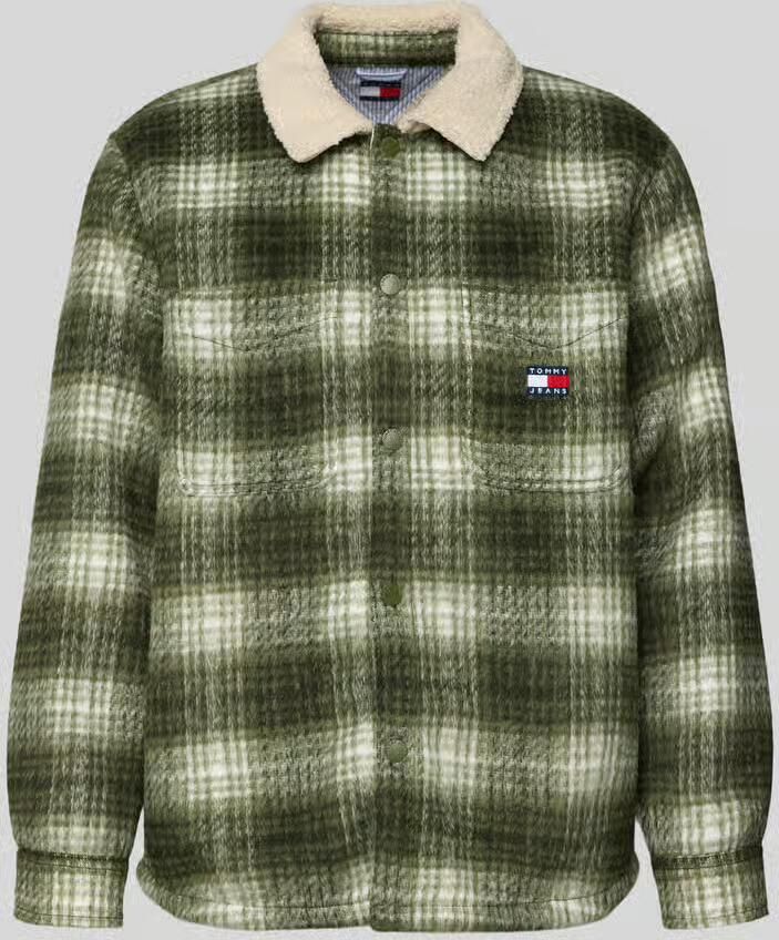 Tommy Jeans Oversized overhemdjack met all-over motief