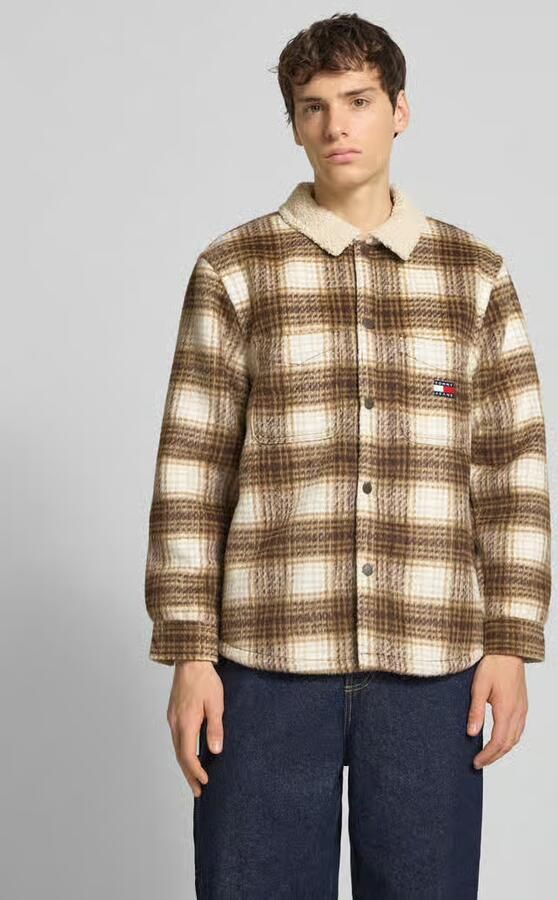 Tommy Jeans Oversized overhemdjack met all-over motief - Foto 2