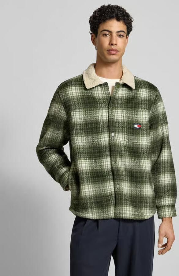 Tommy Jeans Oversized overhemdjack met all-over motief - Foto 2