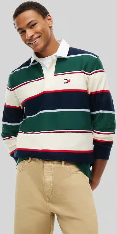Tommy Jeans Poloshirt met logopatch van puur katoen - Foto 3