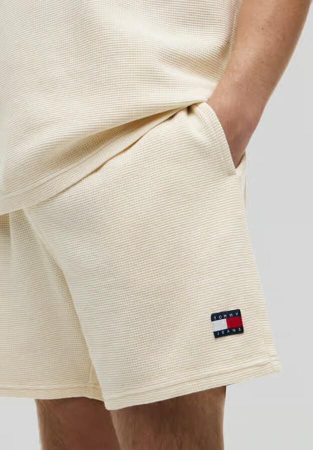 Tommy Jeans regular fit bermuda van puur katoen met fijne structuur