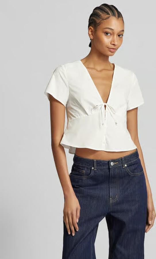 Tommy Jeans Regular fit blouse met knoopsluiting - Foto 2