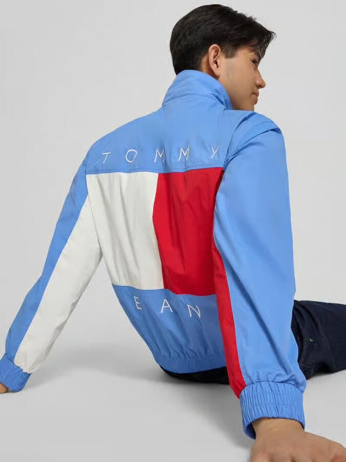 Tommy Jeans regular fit blouson met gestikt logo