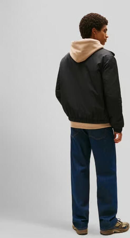 TOMMY JEANS Blouson TJM ESSENTIAL PADDED JACKET EXT Vrijetijdsjas overgangsjas glanzend stretch manchetten opstaande kraag - Foto 17