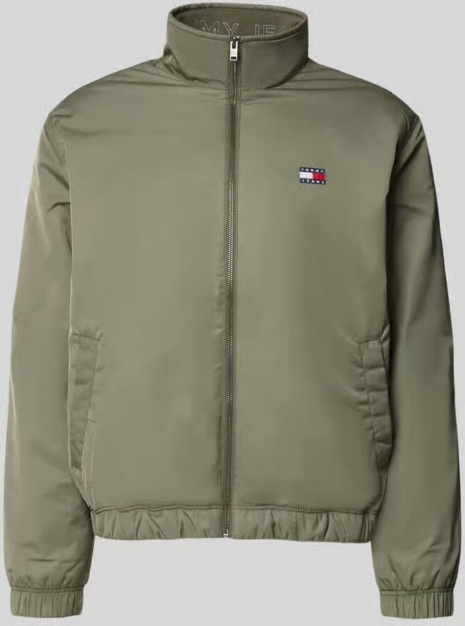 Tommy Jeans Regular fit blouson met labelpatch