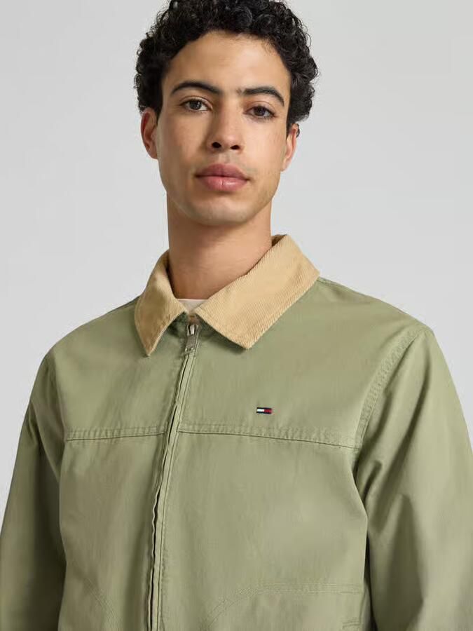 Tommy Jeans regular fit blouson van puur katoen