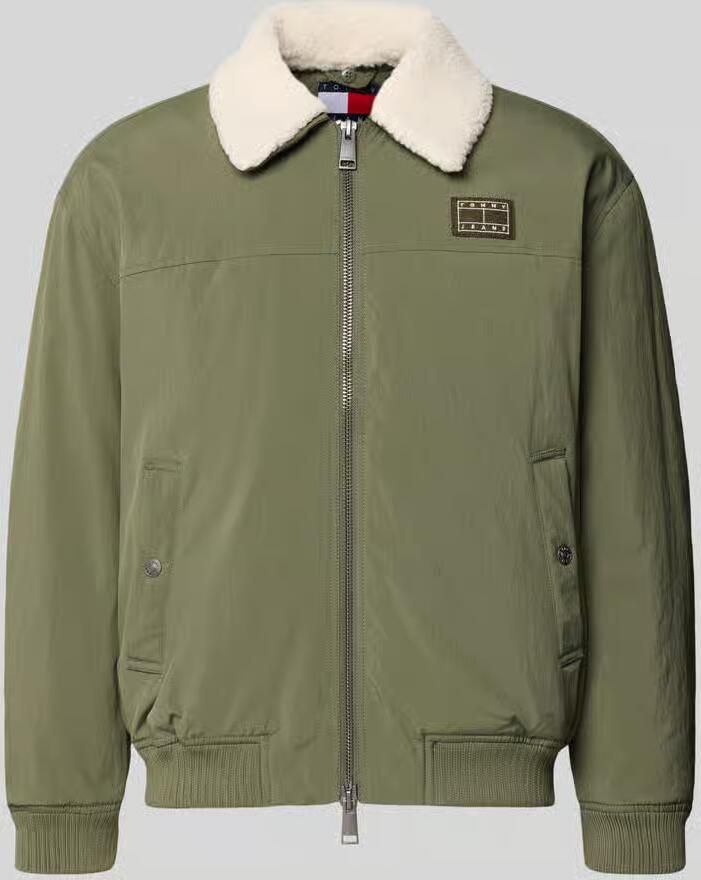 Tommy Jeans Regular fit bomberjack met afneembare teddy-kraag