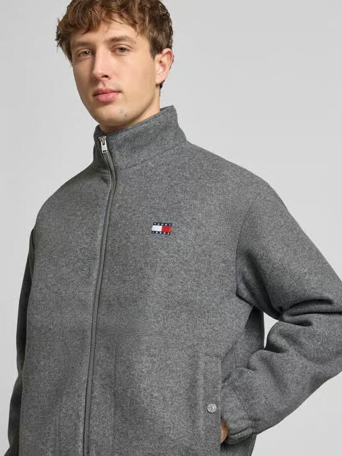 Tommy Jeans Regular fit bomberjack met wol - Foto 2