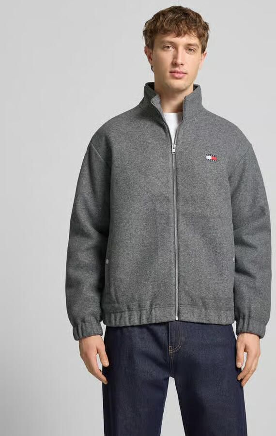 Tommy Jeans Regular fit bomberjack met wol - Foto 4