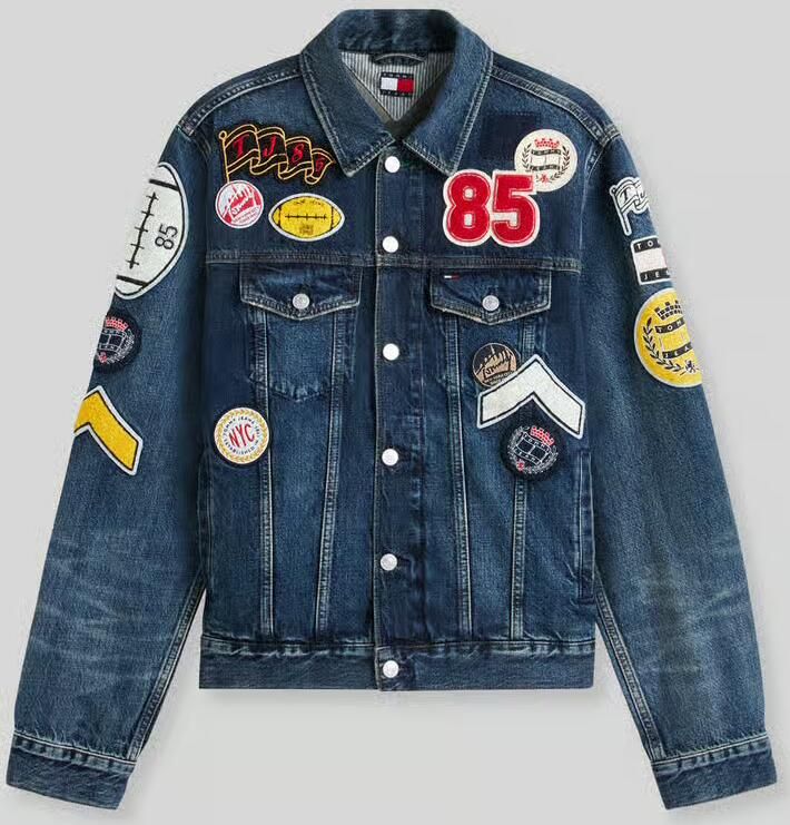 Tommy Jeans Regular fit bomberjack van puur katoen