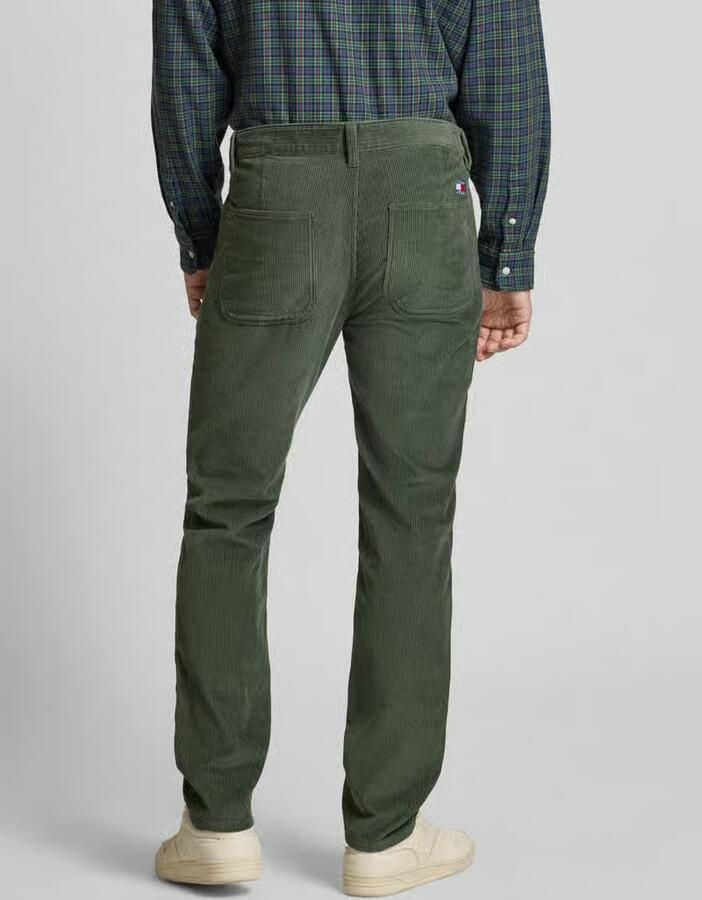 Tommy Jeans Regular fit corduroy broek van puur katoen model 'RYAN CORD CHINO'