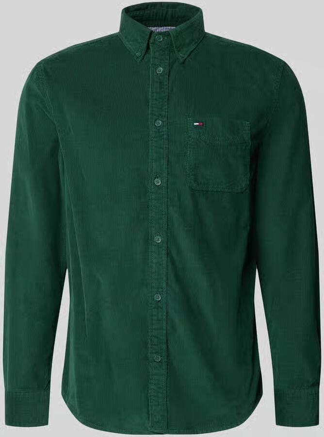 Tommy Jeans Regular fit vrijetijdsoverhemd van puur katoen