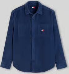 Tommy Jeans Regular fit corduroy overhemd met logopatch