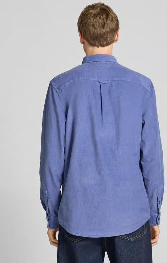 Tommy Jeans Regular fit corduroy overhemd van puur katoen