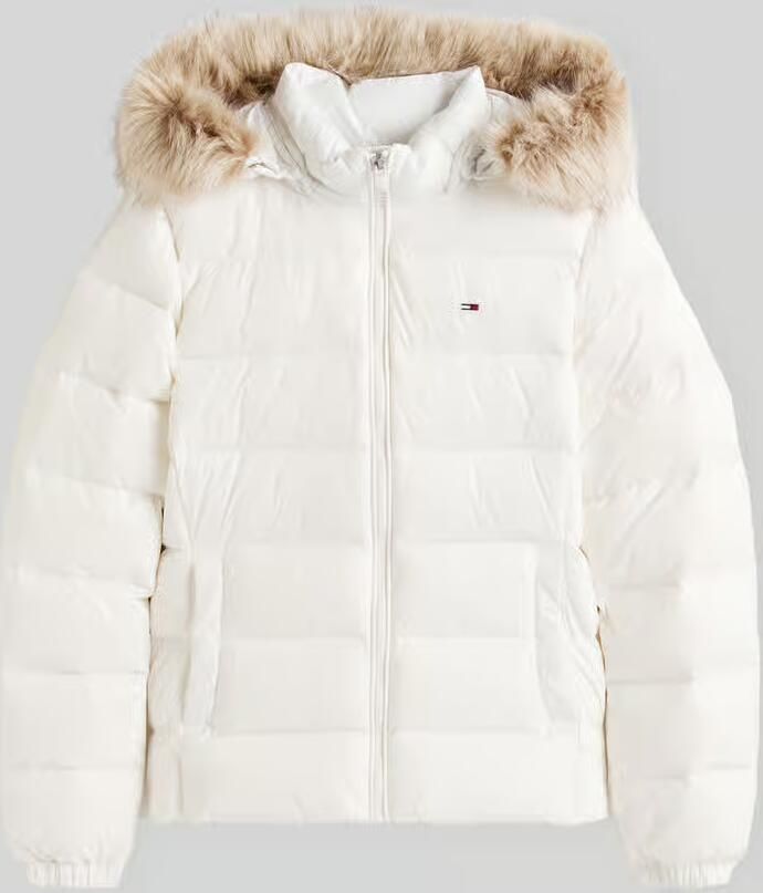 Tommy Jeans Slim fit gewatteerd jack met vulling van dons en veren