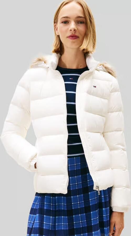 Tommy Jeans Slim fit gewatteerd jack met vulling van dons en veren - Foto 3