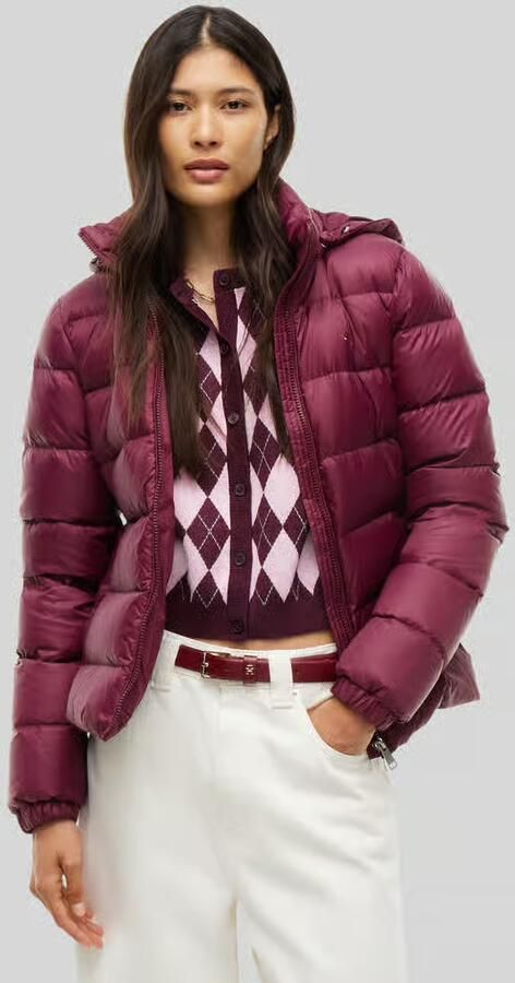 Tommy Jeans Regular fit donsjack met imitatiebont - Foto 2