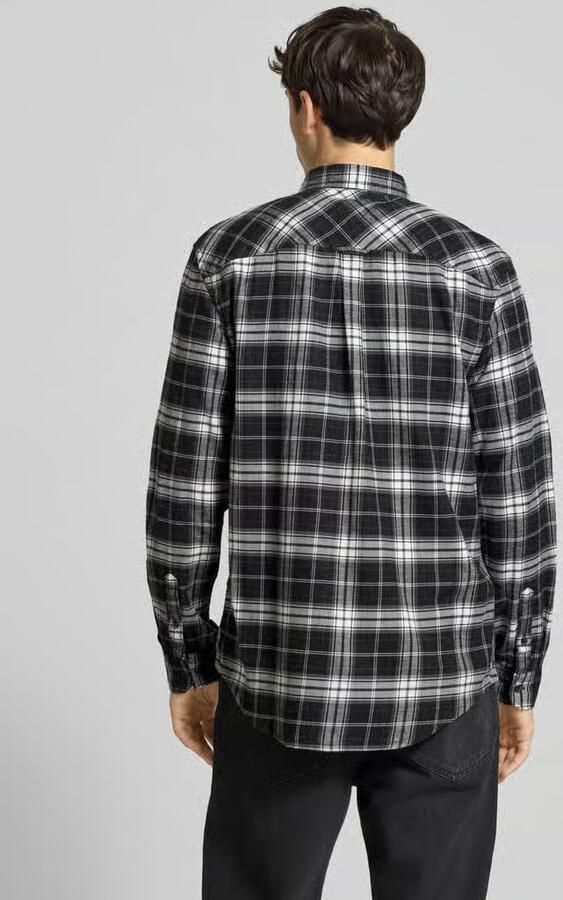 TOMMY JEANS Flanellen overhemd TJM REG FLANNEL CHECK SHIRT EXT geruit regular fit overhemd met lange mouwen button-down kraag - Foto 6