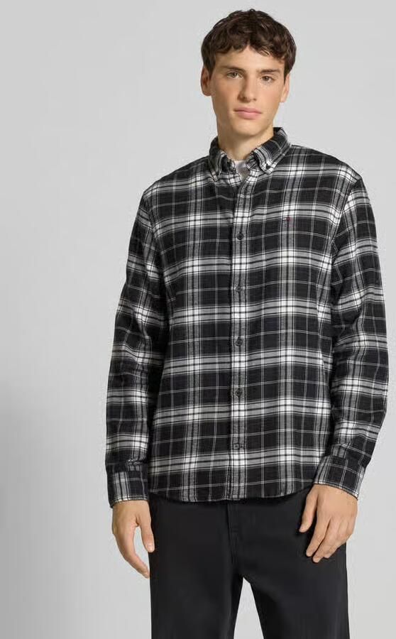 TOMMY JEANS Flanellen overhemd TJM REG FLANNEL CHECK SHIRT EXT geruit regular fit overhemd met lange mouwen button-down kraag - Foto 7