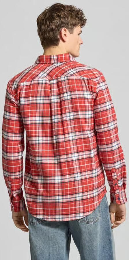 Tommy Jeans Regular fit flanellen overhemd van puur katoen - Foto 3