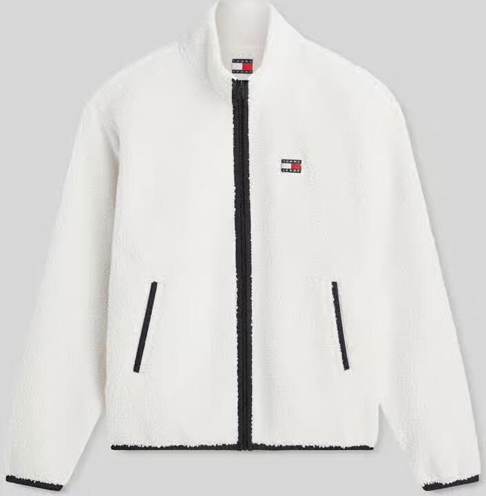 Tommy Jeans Regular fit fleecejack met gestikt logo - Foto 2