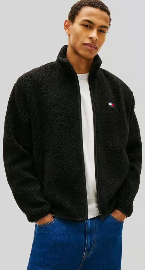 Tommy Jeans Relaxed fit fleecejack in teddyfleece-look - Foto 6
