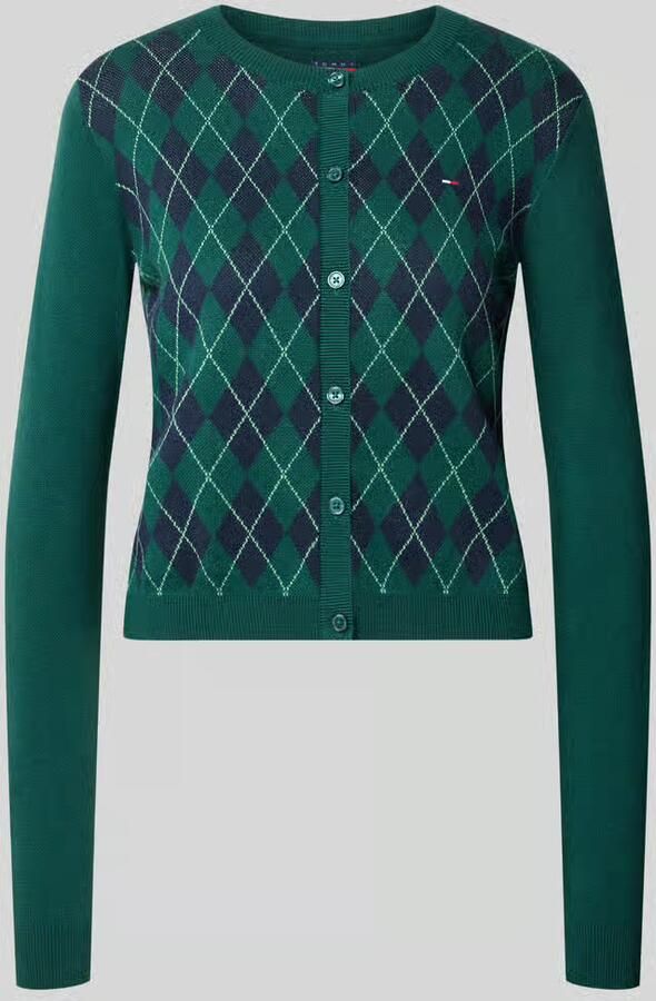 Tommy Jeans Regular fit gebreid jack van puur katoen