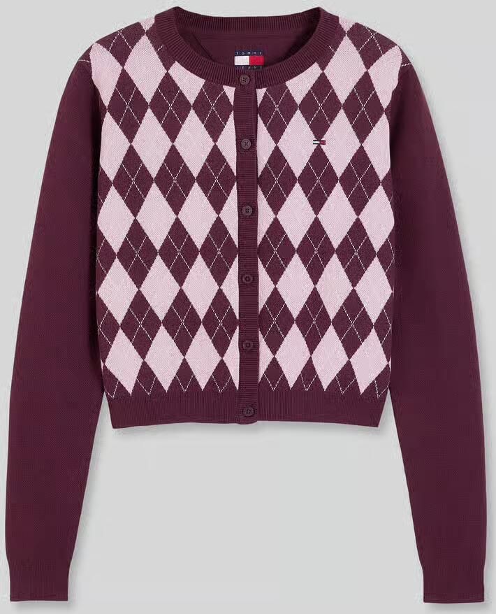 Tommy Jeans Regular fit gebreid jack van puur katoen