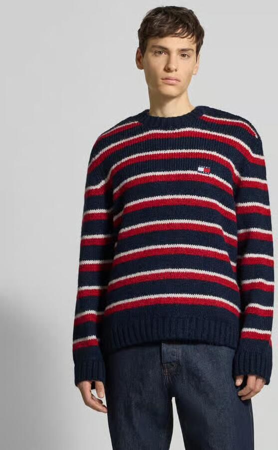 Tommy Jeans Regular fit gebreide pullover met alpaca - Foto 2