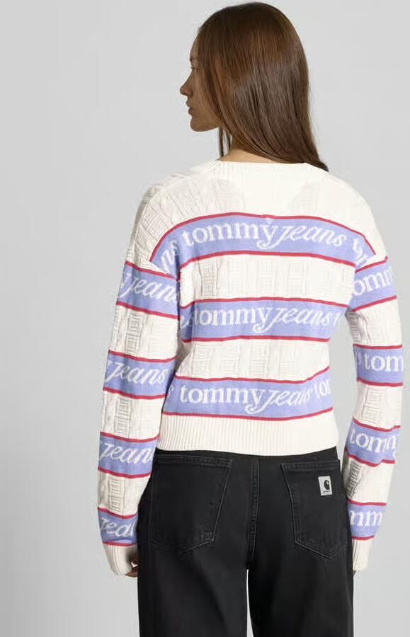 Tommy Jeans Regular fit gebreide pullover van zuiver katoen