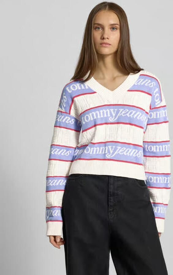 Tommy Jeans Regular fit gebreide pullover van zuiver katoen - Foto 2