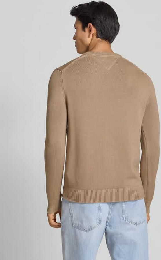 Tommy Jeans Regular fit gebreide pullover van zuiver katoen