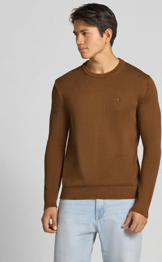 TOMMY JEANS Heren Truien & Vesten Tjm Slim Ess Sweater Exts Bruin - Foto 6