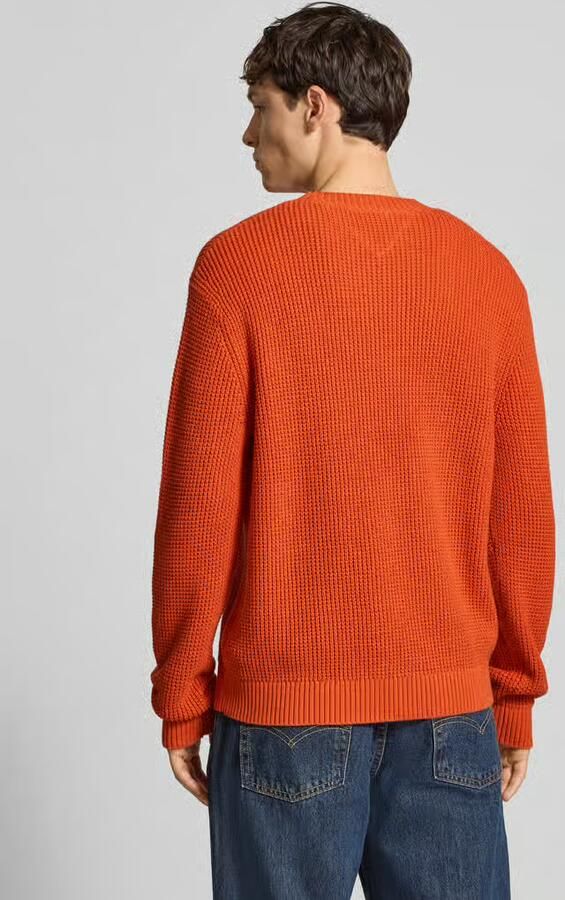 Tommy Jeans Regular fit gebreide pullover van zuiver katoen