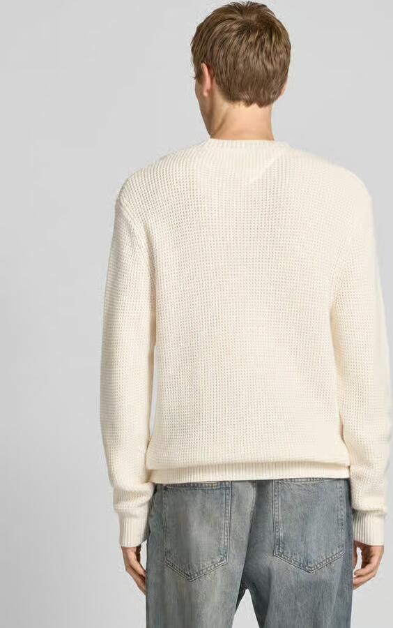 Tommy Jeans Regular fit gebreide pullover van zuiver katoen
