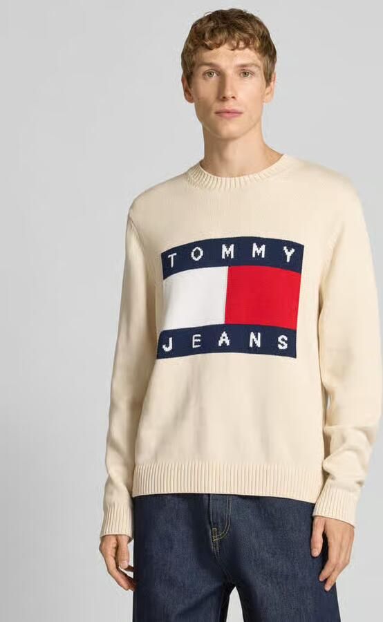 Tommy Jeans Regular fit gebreide pullover van zuiver katoen - Foto 2