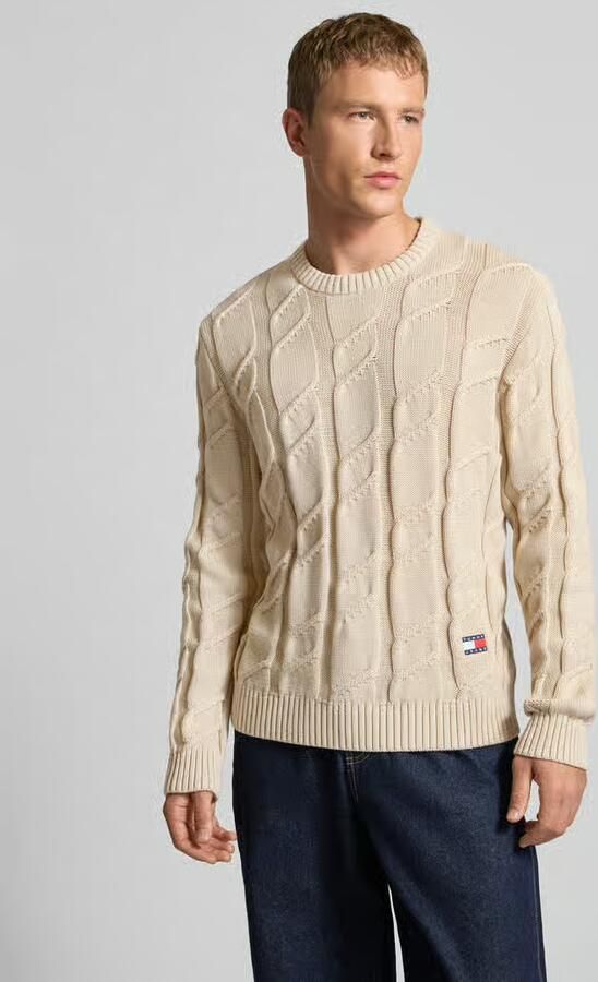 Tommy Jeans Regular fit gebreide pullover van zuiver katoen - Foto 3