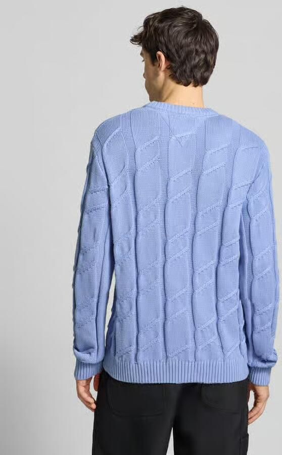 Tommy Jeans Regular fit gebreide pullover van zuiver katoen