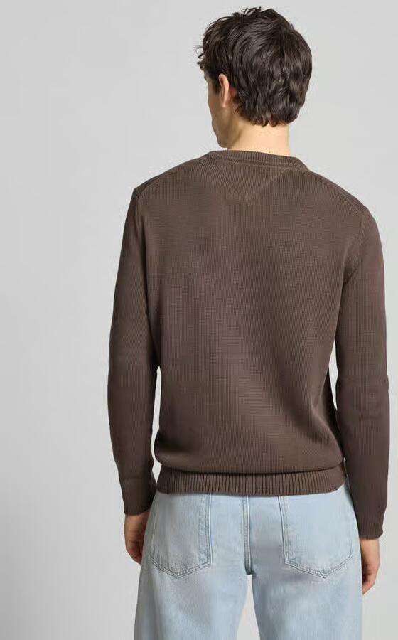 Tommy Jeans Regular fit gebreide pullover van zuiver katoen