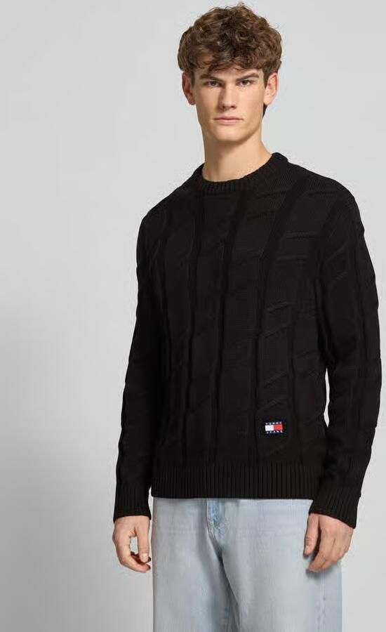 Tommy Jeans Regular fit gebreide pullover van zuiver katoen - Foto 3